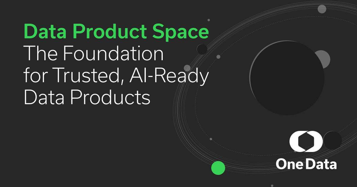 The Data Product Space | One Data