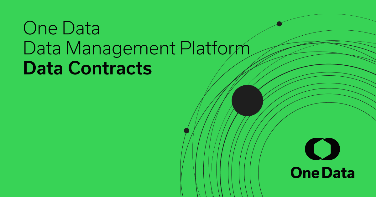 Data Contracts – Automated Governance | One Data
