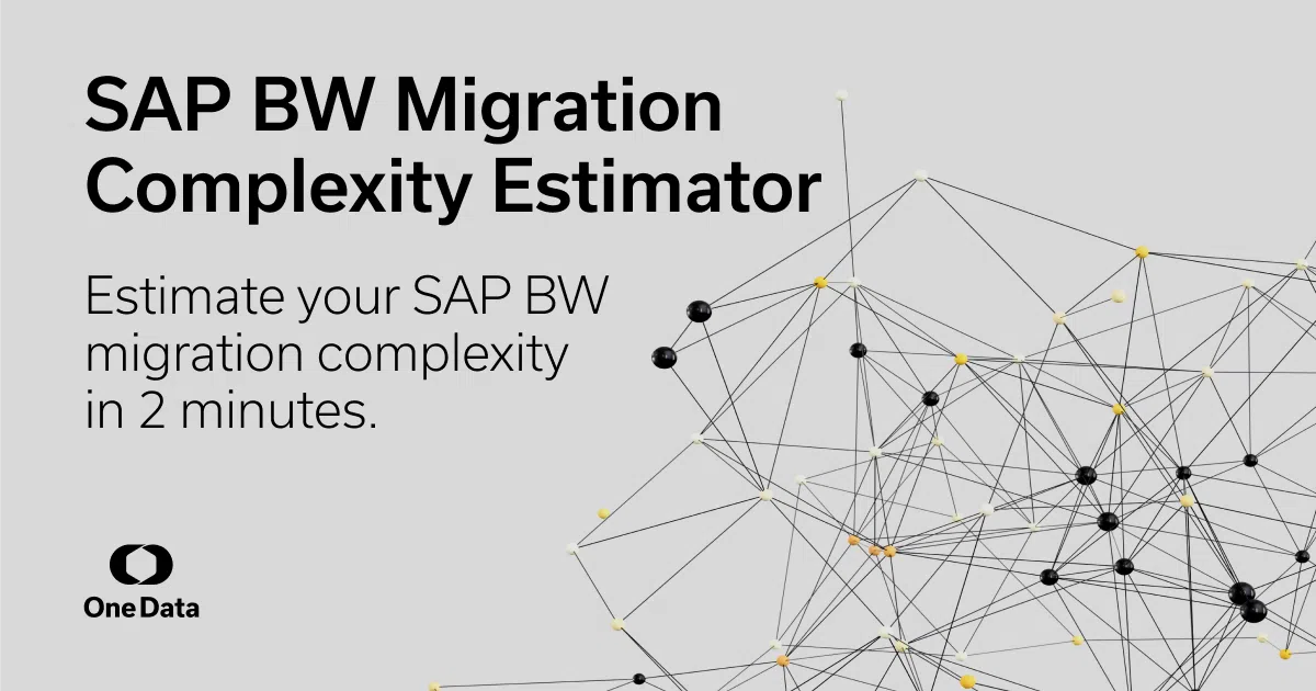 One Data SAp BW Complexity Calculator